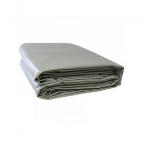 Bâche de Protection 8x6 m Gris 540 g/m² - Bâche de Protection