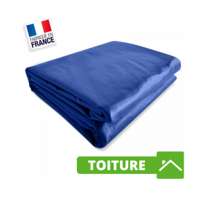 Bâche Toiture 3x2 m Bleu 640 g/m² pour Charpentier et Couvreur - Bâche Toiture pour Charpentier et Couvreur