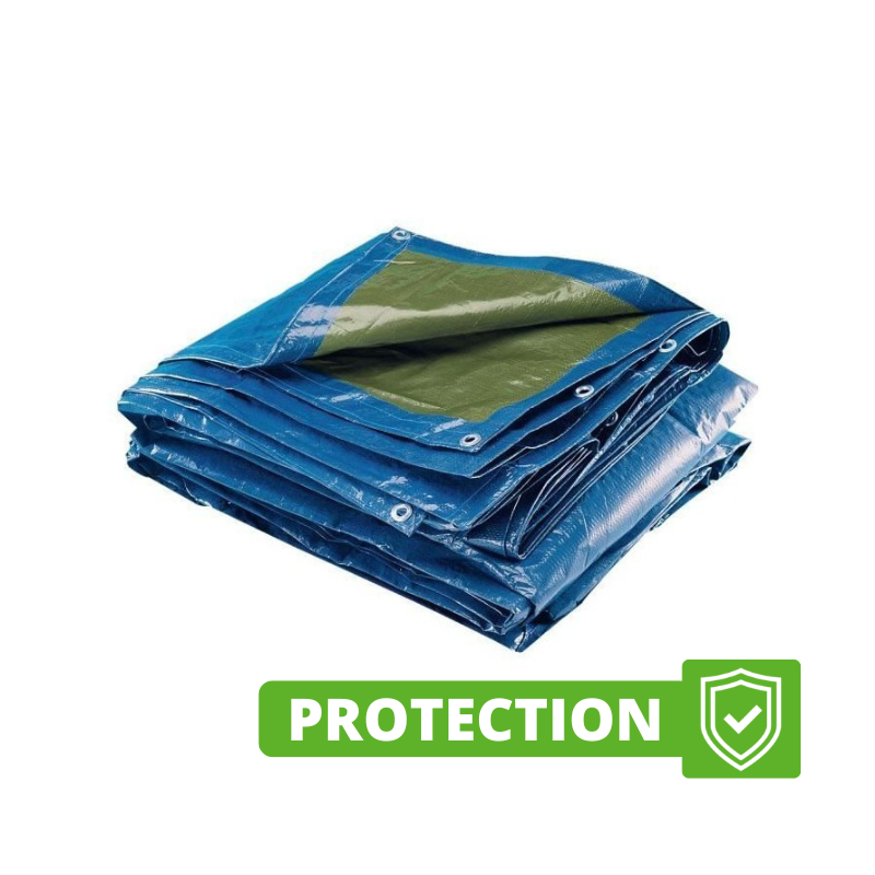 Bâche de Protection 5x4 m 250 g/m² - Bâche de Protection