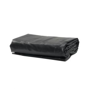 Bâche Toiture 20x12 m Noir Anti-Feu Ignifugée M2 680 g/m² pour Charpentier et Couvreur