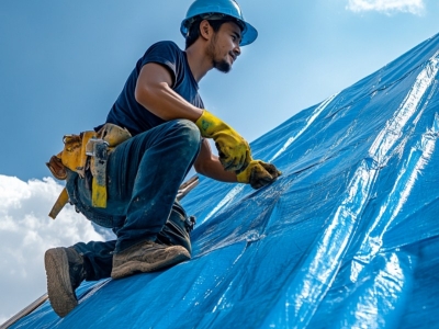 Comment Installer une Bâche de Toiture ?